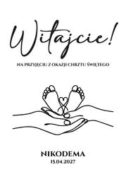 Tablica powitalna - wzór 4