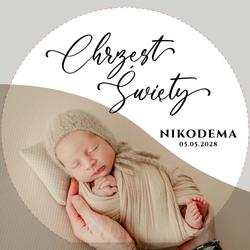 Okrągła tablica powitalna - wzór 5