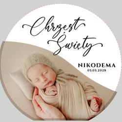 Okrągła tablica powitalna - wzór 1
