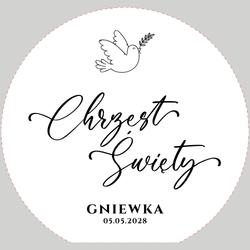 Okrągła tablica powitalna - wzór 5