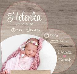Metryczka Dziecka - wzór 2