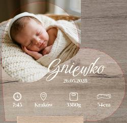 Metryczka Dziecka - wzór 5