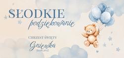 Naklejki na pudełka na ciasto Sara - wzór 1