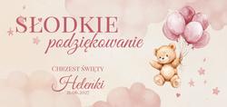 Naklejki na pudełka na ciasto Sara - wzór 2