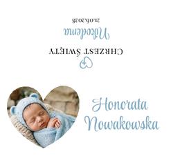 Winietki na chrzest Zdjęcie - wzór 4