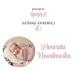 Winietki na chrzest Zdjęcie - wzór 5