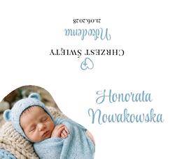 Winietki na chrzest Zdjęcie - wzór 6