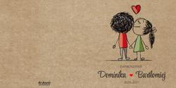 Zaproszenia Ludki - wzór 14 prz&oacute;d