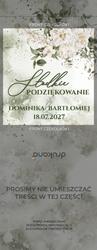 Czekoladki z podziękowaniem Eliza - wzór 1