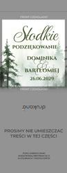 Czekoladki z podziękowaniem Daniela - wzór 5