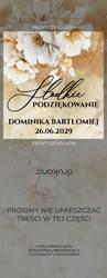 Czekoladki z podziękowaniem Miriam i Julianna - wzór 1