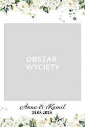 Foto Ramka Kwiaty - wzór 1