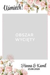 Foto Ramka Kwiaty - wzór 4
