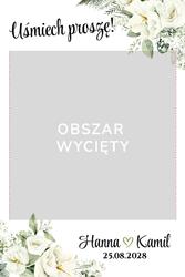 Foto Ramka Kwiaty - wzór 8