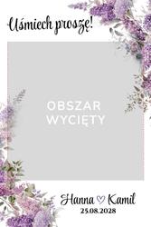 Foto Ramka Kwiaty - wzór 11