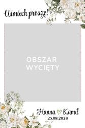 Foto Ramka Kwiaty - wzór 12