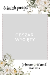 Foto Ramka Kwiaty - wzór 4