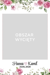 Foto Ramka Kwiaty - wzór 6