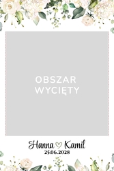 Foto Ramka Kwiaty - wzór 7