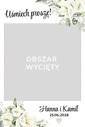 Foto Ramka Kwiaty - wzór 9