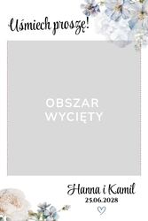Foto Ramka Kwiaty - wzór 10
