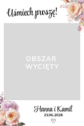 Foto Ramka Kwiaty - wzór 11