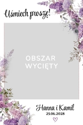 Foto Ramka Kwiaty - wzór 12