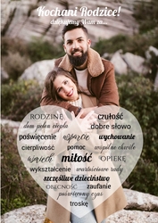 Podziękowania dla Rodziców - wzór 4