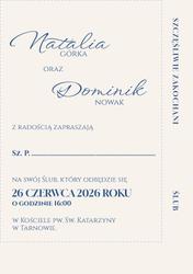 Zaproszenia Nerida - wzór 2