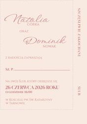 Zaproszenia Nerida - wzór 3