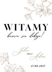 Tablica powitalna Bella - wzór 1
