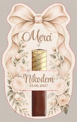 Podziękowania Merci Chrzest Mia - wzór 2