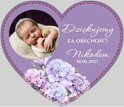 Magnesy z podziękowaniem Chrzest Bessie - wzór 4