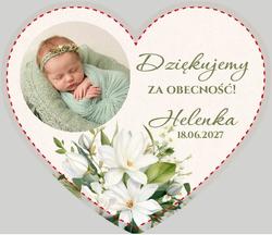 Magnesy z podziękowaniem Chrzest Bessie - wzór 5