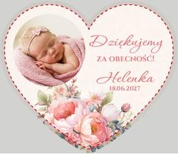 Magnesy z podziękowaniem Chrzest Bessie - wzór 6