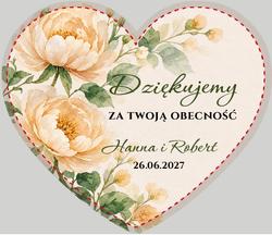 Magnesy z podziękowaniem Nerida - wzór 2