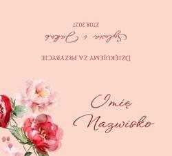 Winietki na stół Nerida - wzór 1