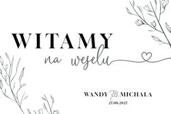 Tablica z usadzeniem gości Bella - wzór 6