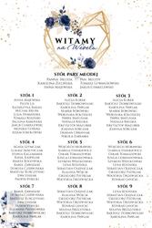 Tablica z usadzeniem gości 90x60 Ariana2 - wzór 4