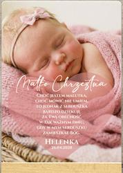Podziękowania dla Rodziców Chrzestnych - wzór 3