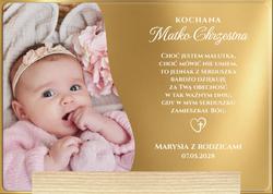 Podziękowania dla Rodziców Chrzestnych - wzór 1