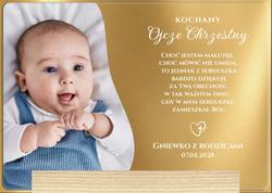 Podziękowania dla Rodziców Chrzestnych - wzór 3