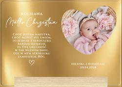 Podziękowania dla Rodziców Chrzestnych - wzór 4