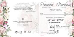 Zaproszenia Rose - wzór 10 wnętrze