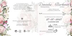 Zaproszenia Rose - wzór 10 wnętrze