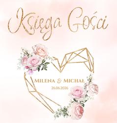 Księga Gości Peonia - wzór 1