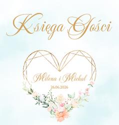 Księga Gości Peonia - wzór 4