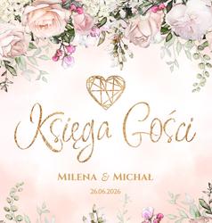 Księga Gości Peonia - wzór 5