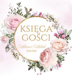 Księga Gości Peonia - wzór 10