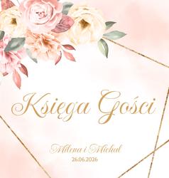 Księga Gości Peonia - wzór 12